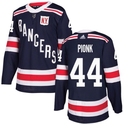 Adidas New York Rangers #44 Neal Pionk Navy Blue Authentic 2018 Winter Classic Stitched NHL Jersey